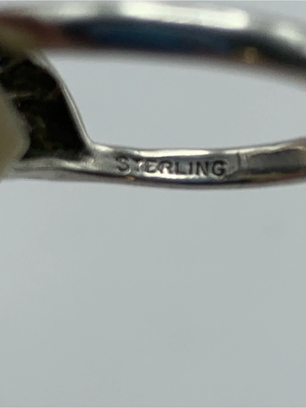 Vintage Shube's Sterling Silver Flower Leaf Ring Size 4.75